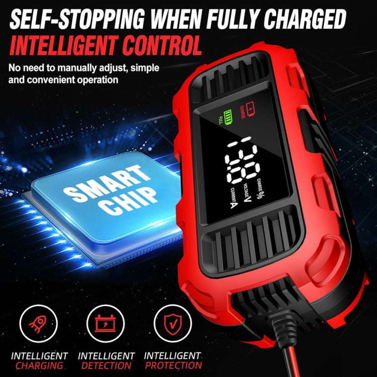 FOXSUR 2A 12V Motorcycle ATV Fully Automatic Trickle Battery Charger(US Plug)