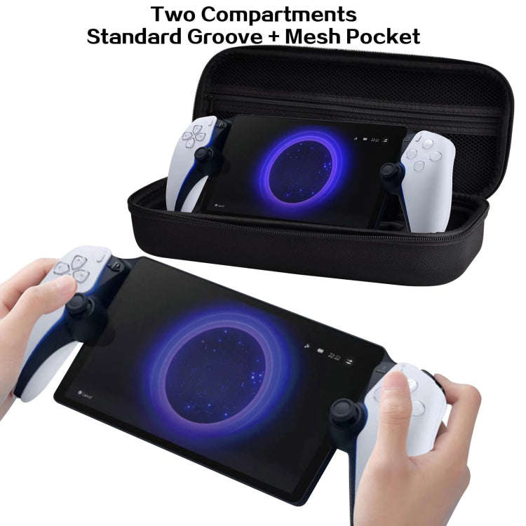 For PS Portal Game Consoles EVA Shockproof Waterproof Storage Bag(Black)