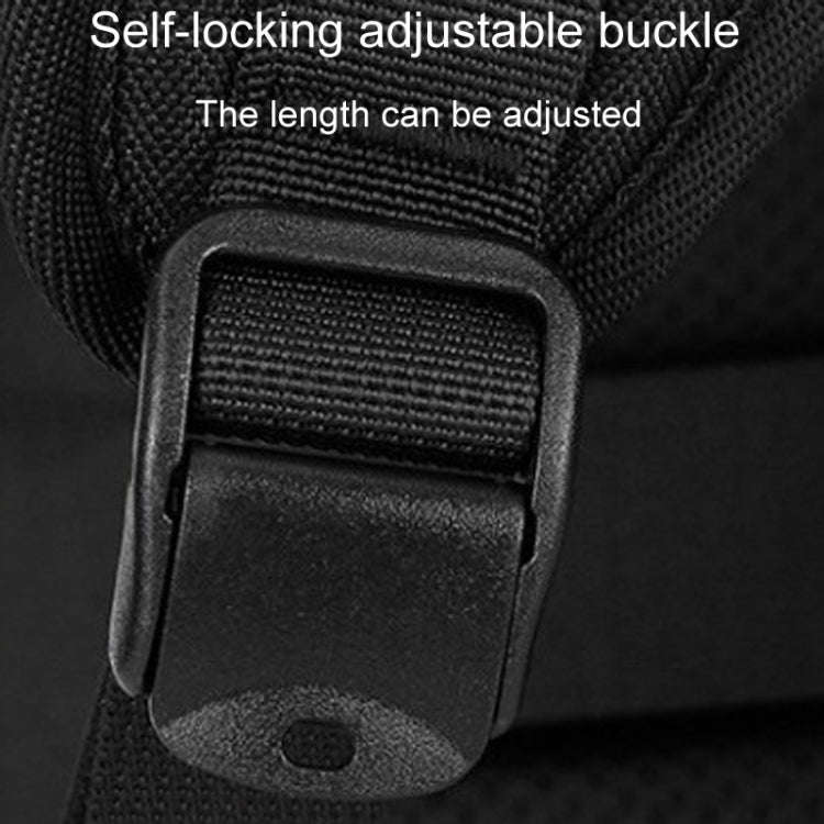 SKV BLB2006 Men Business Travel Double Shoulder Bag Large Capacity Casual Laptop Backpack(Black)