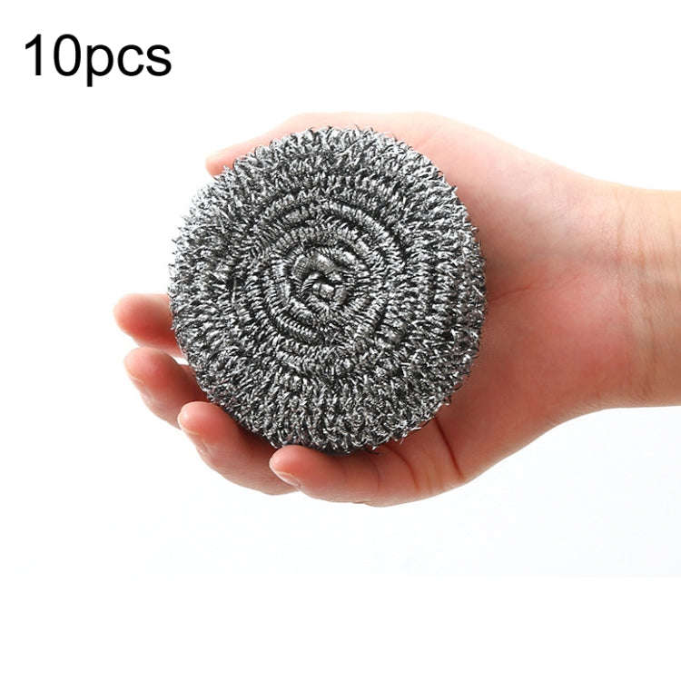 10pcs /pack 20g Steel Wool Ball Scrubber for Dishes, Pots, Pans, and Ovens Cleaning