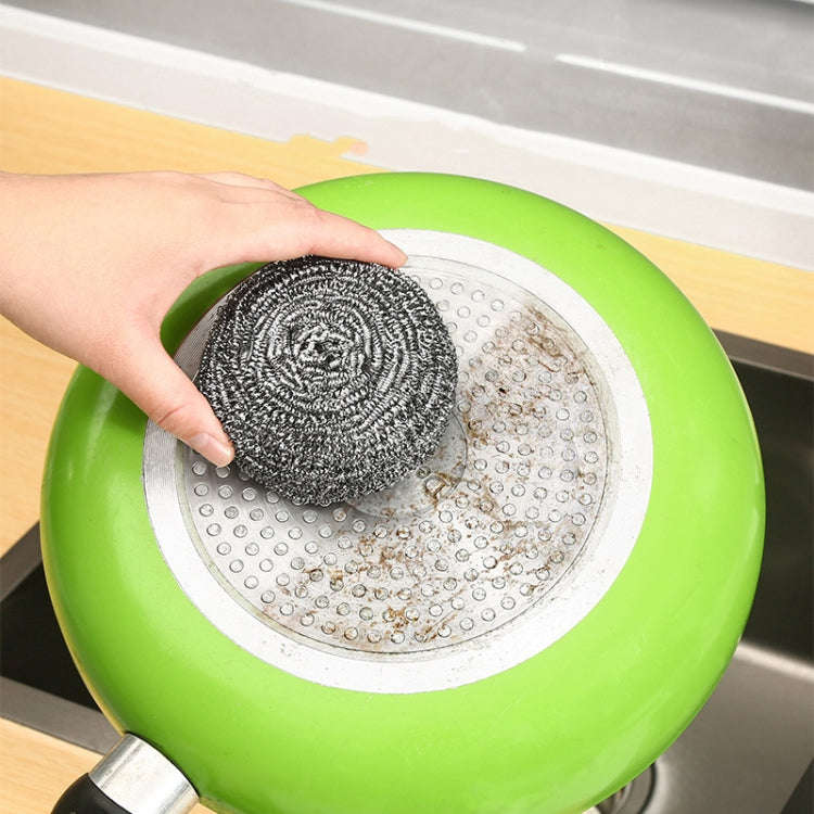 5pcs /Pack 40g Steel Wool Ball Scrubber for Dishes, Pots, Pans, and Ovens Cleaning