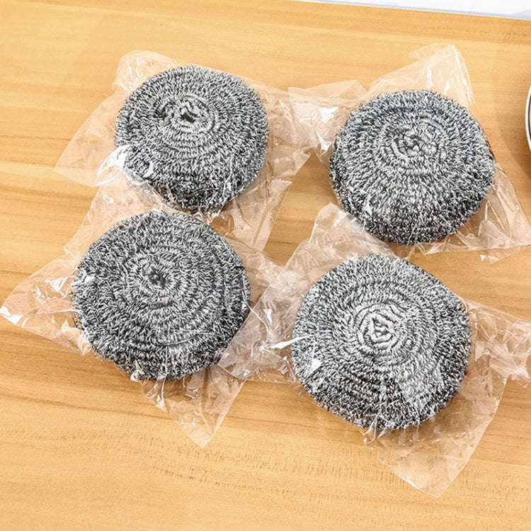 5pcs /Pack 40g Steel Wool Ball Scrubber for Dishes, Pots, Pans, and Ovens Cleaning