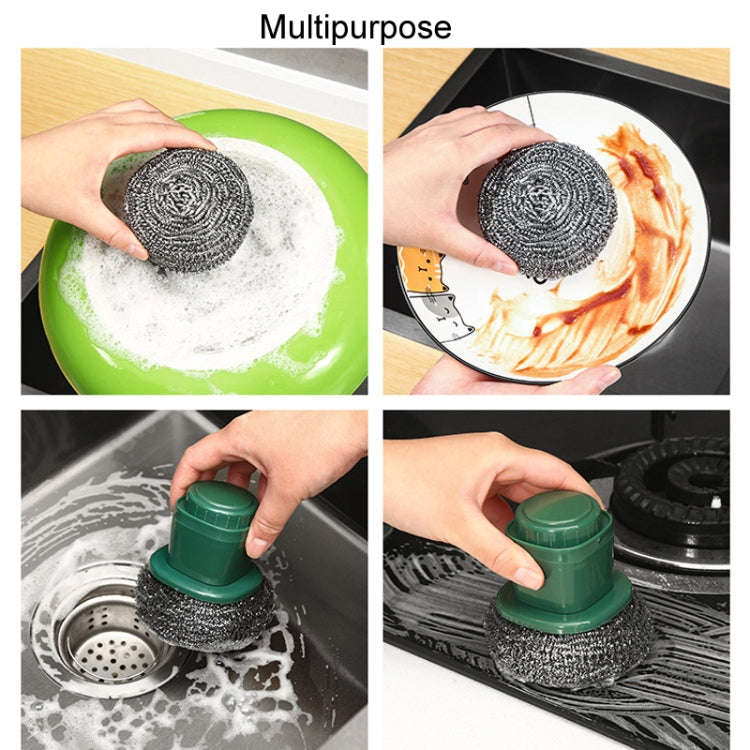 10pcs /pack 20g Steel Wool Ball Scrubber for Dishes, Pots, Pans, and Ovens Cleaning