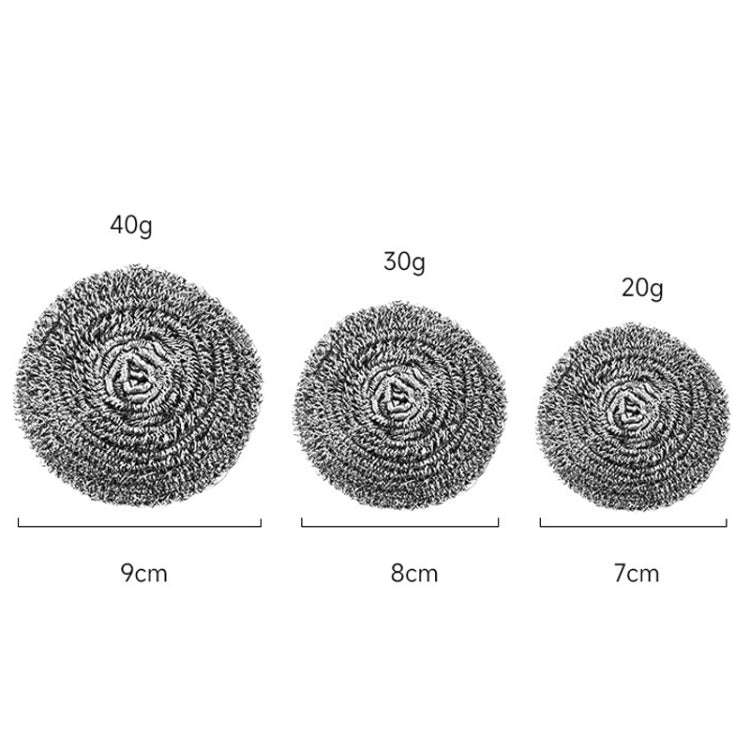 10pcs /pack 20g Steel Wool Ball Scrubber for Dishes, Pots, Pans, and Ovens Cleaning