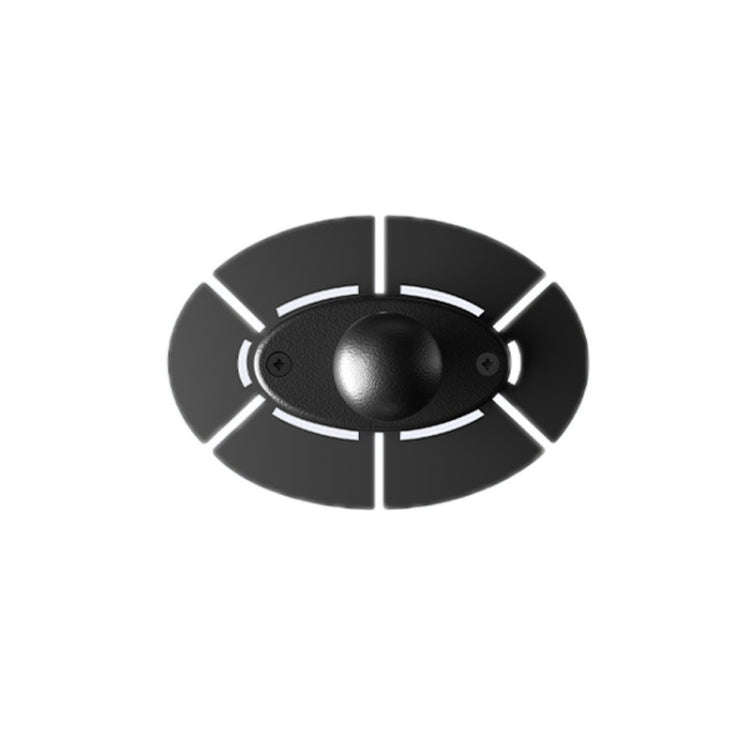 SUV Car Modified Central Control Bracket Base Slider, Specifications: Paste Elliptical Base