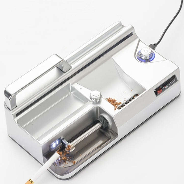 8.0 / 6.5 / 5.5mm Automatic 3-In-1 Smart Cigarette Roller US Plug(Silver)