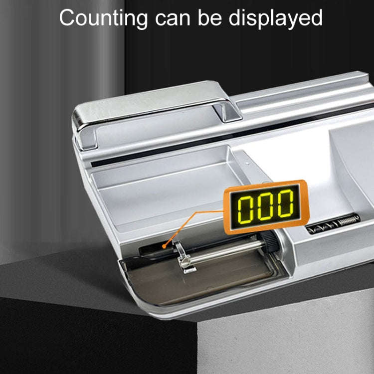 8.0 / 6.5 / 5.5mm Automatic 3-In-1 Smart Cigarette Roller US Plug(Silver)
