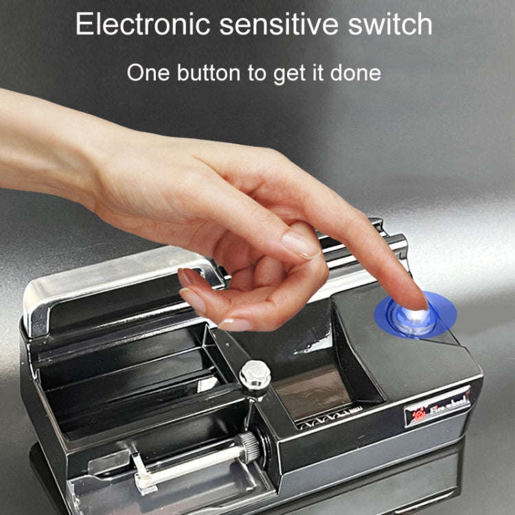 8.0 / 6.5 / 5.5mm Automatic 3-In-1 Smart Cigarette Roller US Plug(Silver)