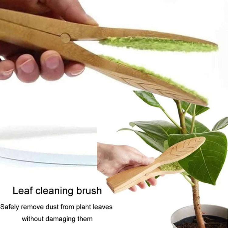 Portable Handheld Leaf Cleaning Tongs For Plants Cleaning Brush Leaf Cleaner