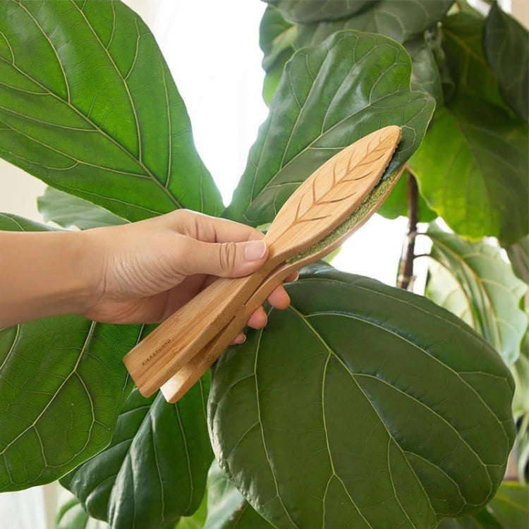 Portable Handheld Leaf Cleaning Tongs For Plants Cleaning Brush Leaf Cleaner