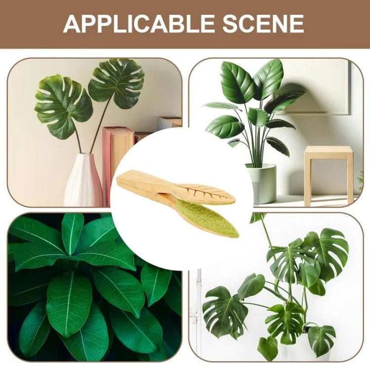 Portable Handheld Leaf Cleaning Tongs For Plants Cleaning Brush Leaf Cleaner
