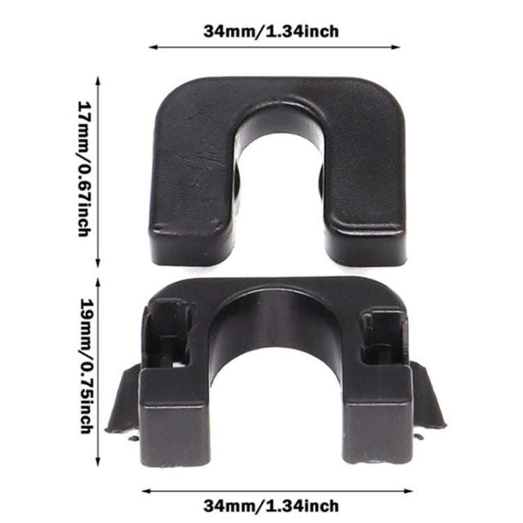 2pcs / Set For Ford Focus / Mondeo / Fiesta / C-Max Car Trunk Lid Clip Holder