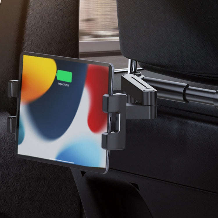 Car Seat Backrest Mobile Phone Tablet Holder, Model: A081+X159