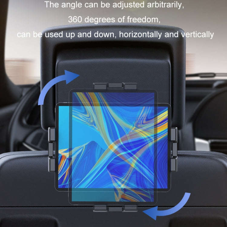 Car Seat Backrest Mobile Phone Tablet Holder, Model: A081+X159