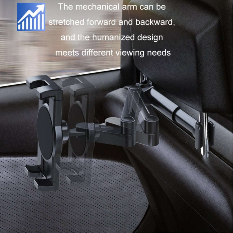 Car Seat Backrest Mobile Phone Tablet Holder, Model: A081+X159