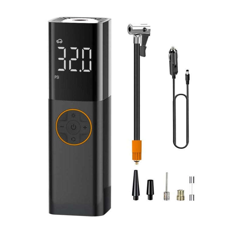Car Portable Multifunctional Intelligent Digital Display Inflatable Pump(Black)