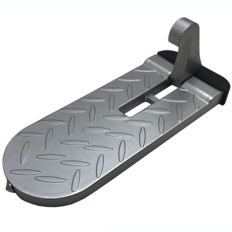 Car Extension Assisted Boarding Hooks Footrests(Silver)