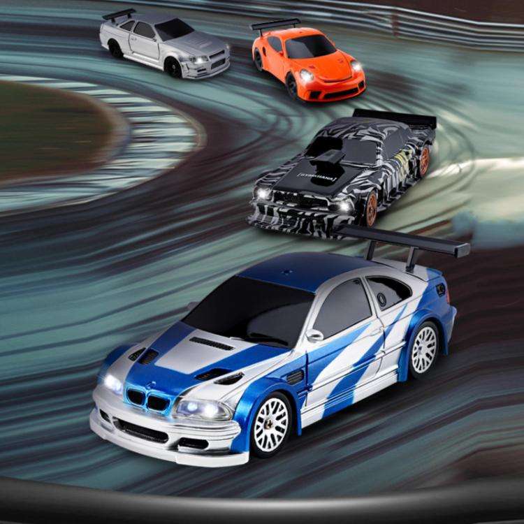 1:43 Full Scale Mini 4WD Drifting Charging Remote Control Car, Color: 4303G Orange 911 With Gyros...