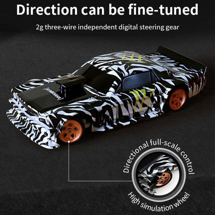 1:43 Full Scale Mini 4WD Drifting Charging Remote Control Car, Color: 4303G Orange 911 With Gyros...