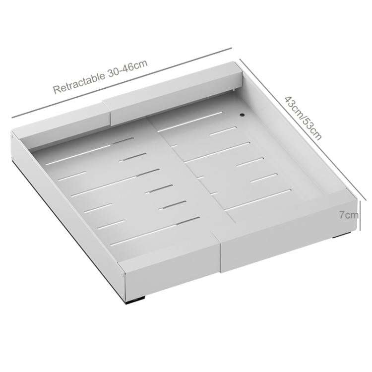 Extensible (30-46cm) Pull-out Cabinet Organizer Storage Rack Slide-out Drawer 43cm Black