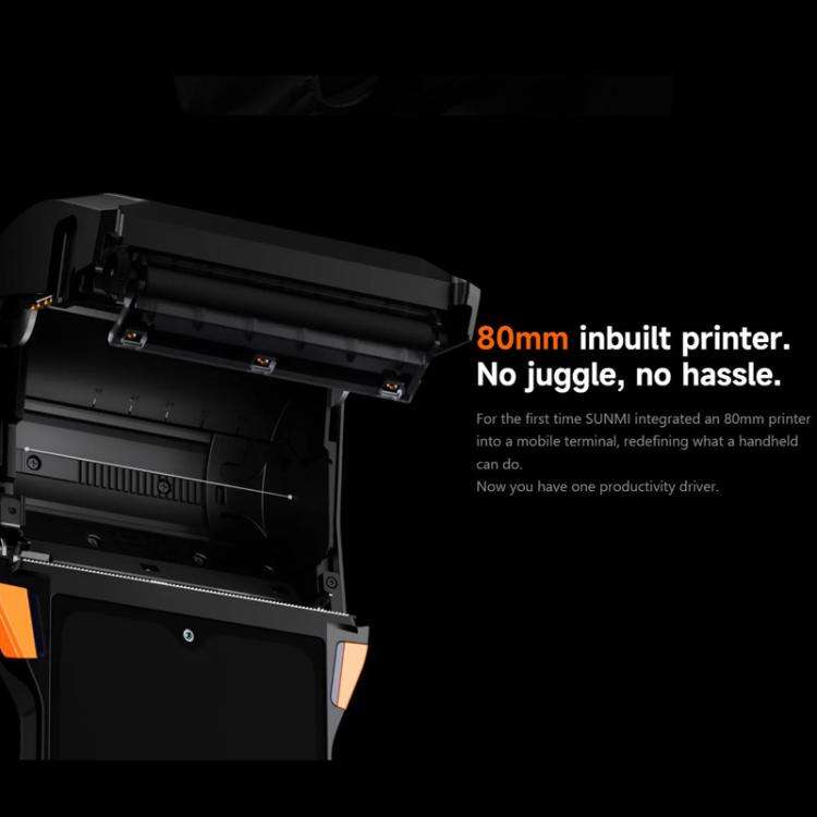 SUNMI V2s PLUS Handheld Cash Register With 80mm Printer Intelligent Mobile Terminal, Spec: 3+32G ...