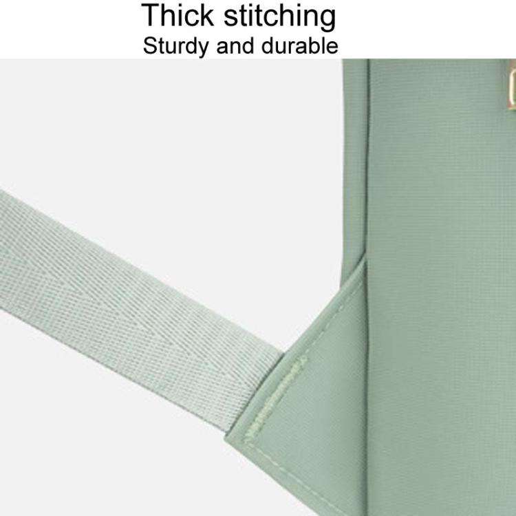 SKV B23874 Large Capacity Water Resistant Double Shoulder Casual Laptop Bag(Matcha Color)