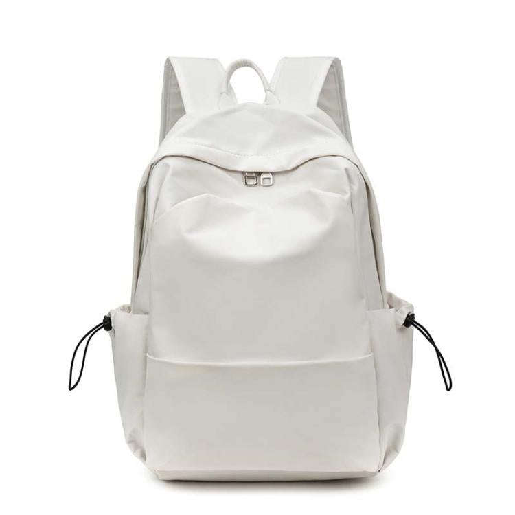 SKV B1530 Large Capacity Student School Bag Casual Double Shoulder Laptop Backpack(White)