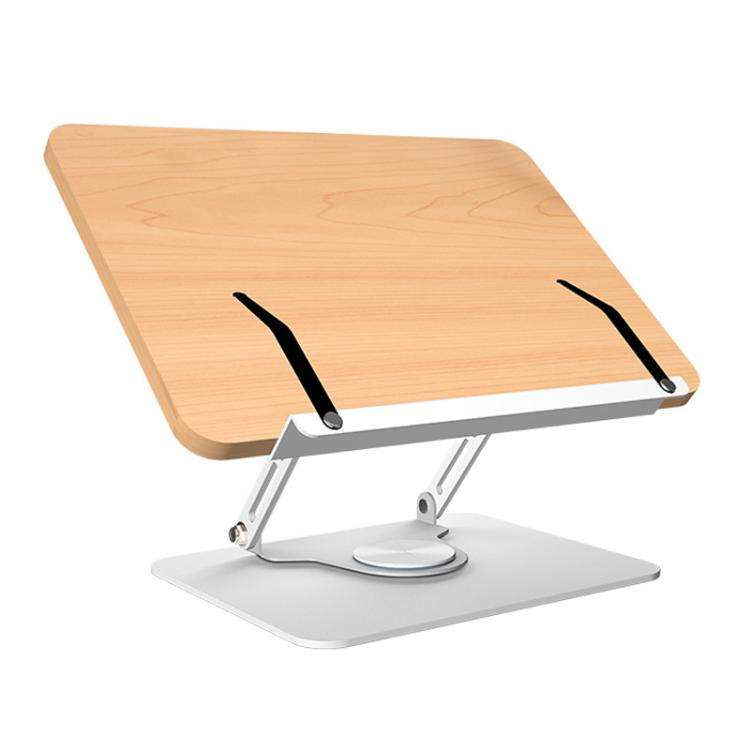 Vaydeer YD1011 360-Degree Rotating Lifting Reading Stand Multifunctional Folding Tablet Stand(Sil...