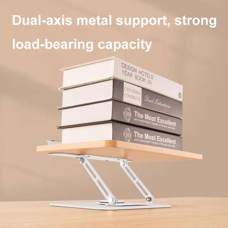Vaydeer YD1011 360-Degree Rotating Lifting Reading Stand Multifunctional Folding Tablet Stand(Sil...