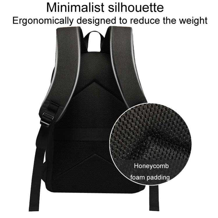 SKV B20537 Lightweight Traveling Double Shoulder Bag Large Capacity Laptop Backpack(Black)