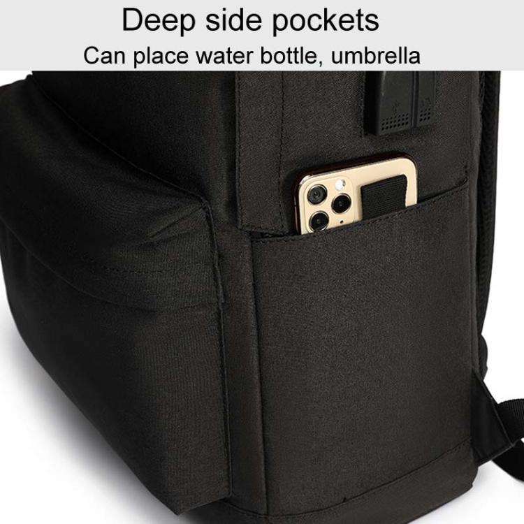 SKV B20537 Lightweight Traveling Double Shoulder Bag Large Capacity Laptop Backpack(Light Gray)