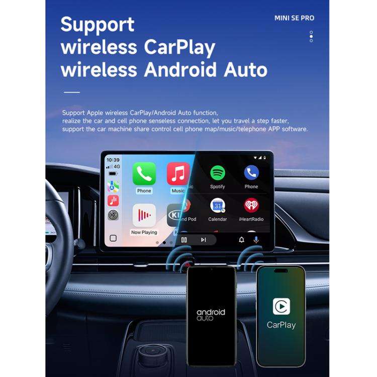 Dual-Channel Carlinkit Original Car Wired To Wireless Android Carplay Adapter(SE PRO)