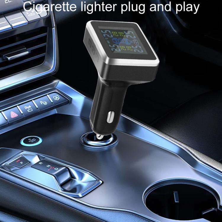 Car Cigarette Lighter Type Tire Pressure Monitor Wireless Tire Pressure Sensor, Style: External