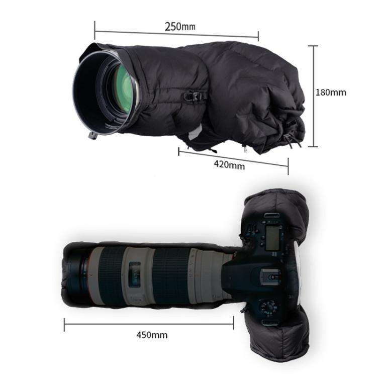 PGYTECH Camera Lens Warm Cold-proof Down Cover, Style: Telephoto