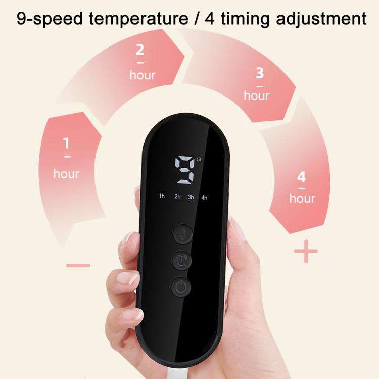 40x76cm Electric Heating Pad With 9 Heat Settings , 4 Timer Levels(UK Plug)