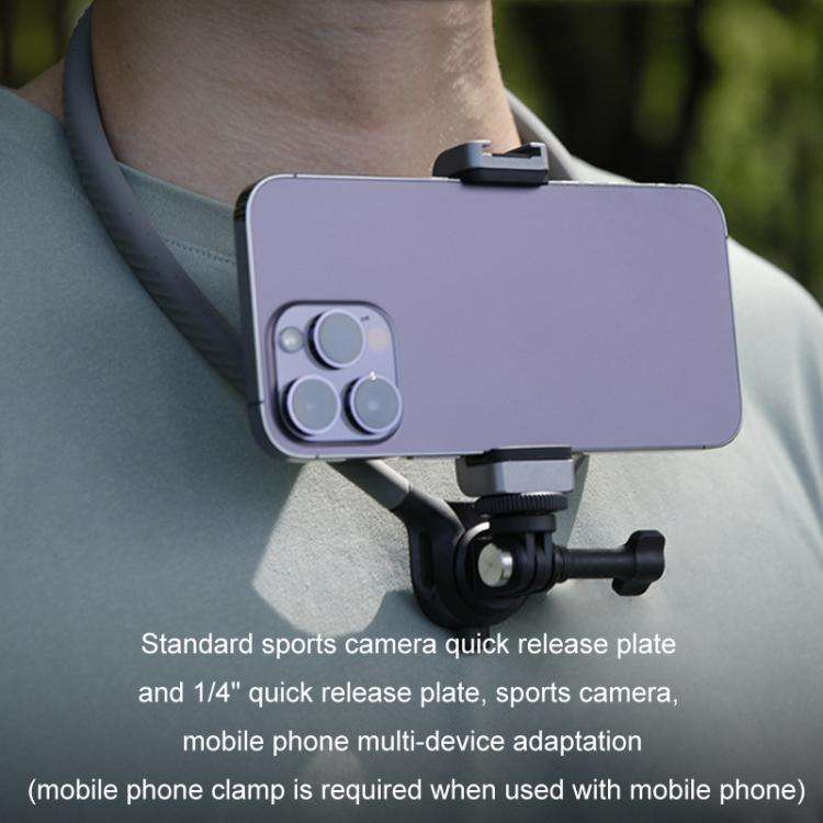 PGYTECH Sports Camera Neck Mount For Angled Shooting, Specifications: P-GM-153 Set