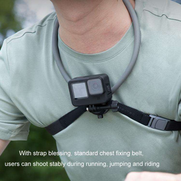 PGYTECH Sports Camera Neck Mount For Angled Shooting, Specifications: P-GM-153 Set