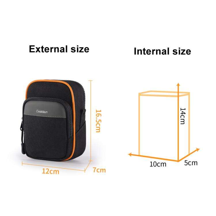 Cwatcun D168 Small Convenient Camera Bag Scratch-Resistant And Wear-Resistant Microslice Card Cam...