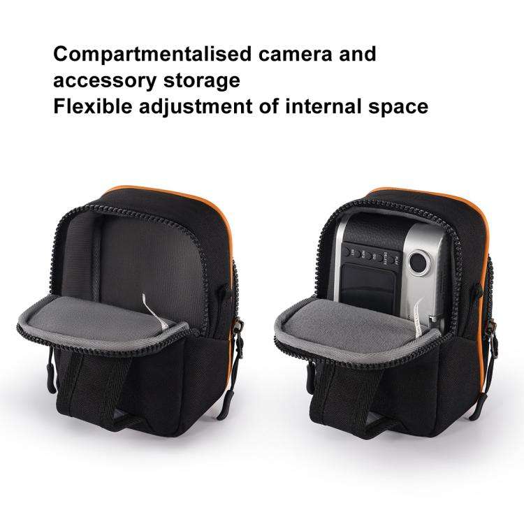 Cwatcun D168 Small Convenient Camera Bag Scratch-Resistant And Wear-Resistant Microslice Card Cam...