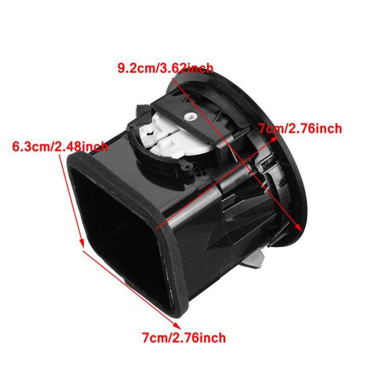 For Vauxhall Adam / Corsa D Car Air Conditioning Vents(Black)