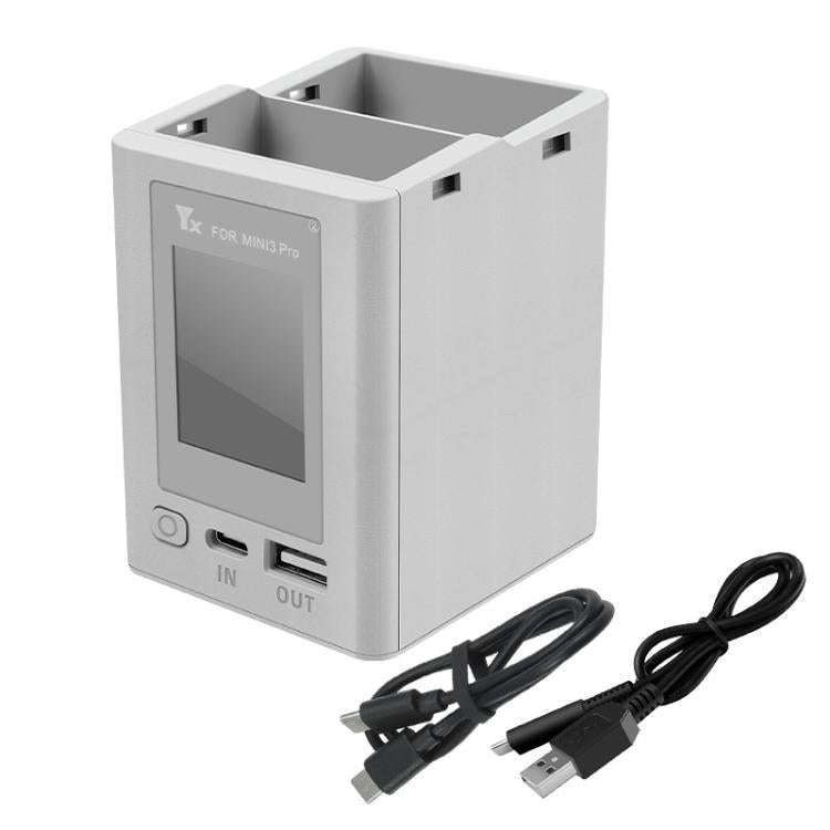 For DJI Mini 4 Pro / Mini 3 Pro / Mini 3 YX Color Screen Dual-way Charger Battery Manager Without...