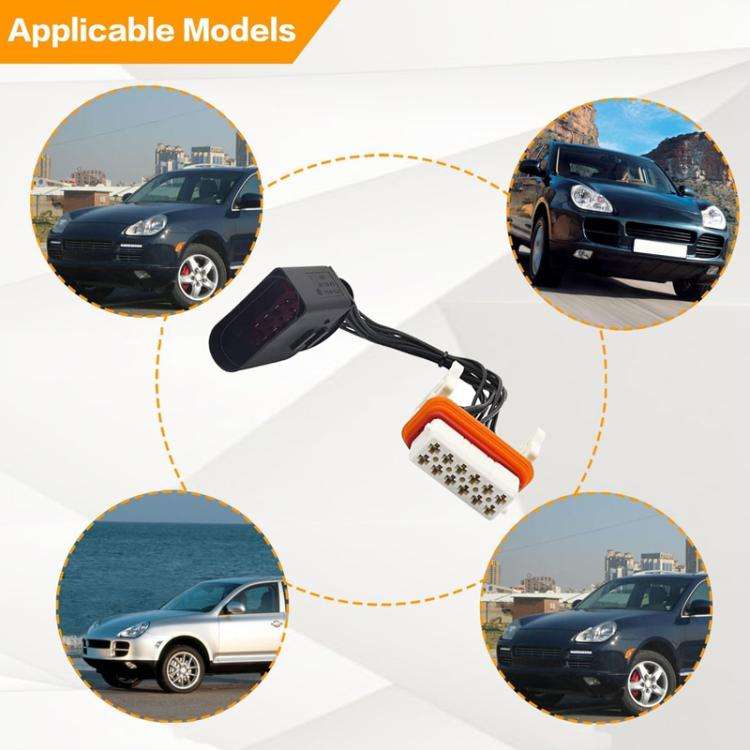 For Porsche Cayenne 2003-2006 Car Headlight Wiring Harness Plug, OE: 95563123911