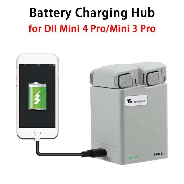 For DJI Mini 4 Pro / Mini 3 Pro / Mini 3 YX  Dual-Way Charger Battery Manager Without Plug