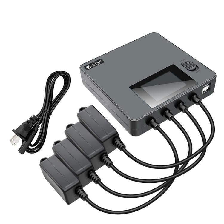 For DJI Mini 4 Pro / Mini 3 Pro / Mini 3 Color Screen Digital Display Four-Way Charger Battery Ma...