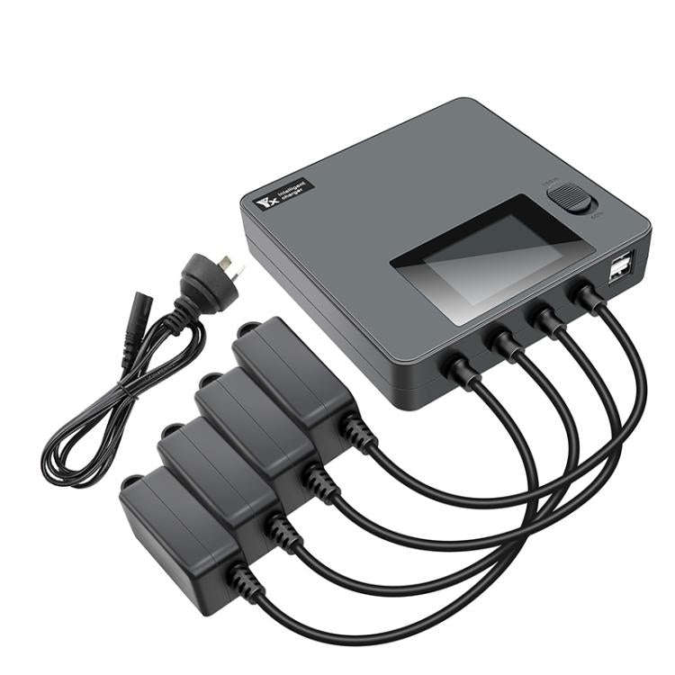 For DJI Mini 4 Pro / Mini 3 Pro / Mini 3 Color Screen Digital Display Four-Way Charger Battery Ma...