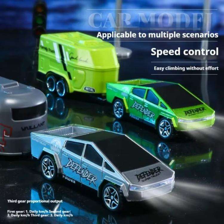 1:64 Mini Alloy 2.4Ghz Remote Control Car Children Rechargeable Model Car, Color: AO-5501E Gray