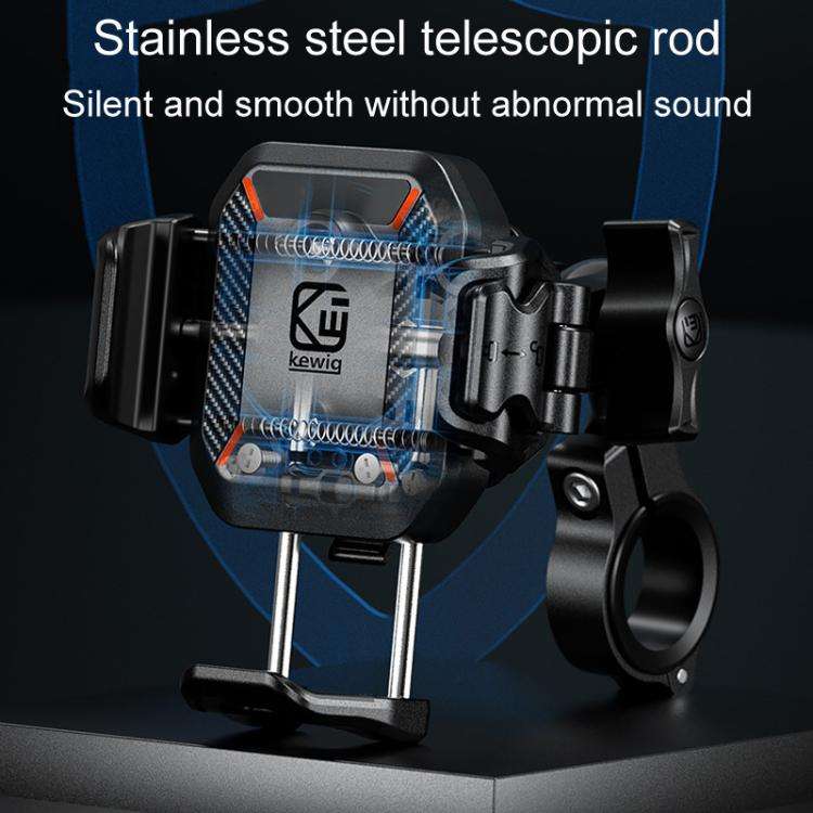 Kewig M33-C1 Outdoor Motorcycle Bike Riding Anti-Theft Shock Absorbing Cell Phone Holder(Standard...