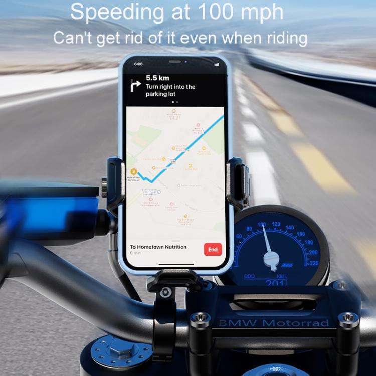 Kewig M33-C1 Outdoor Motorcycle Bike Riding Anti-Theft Shock Absorbing Cell Phone Holder(Standard...