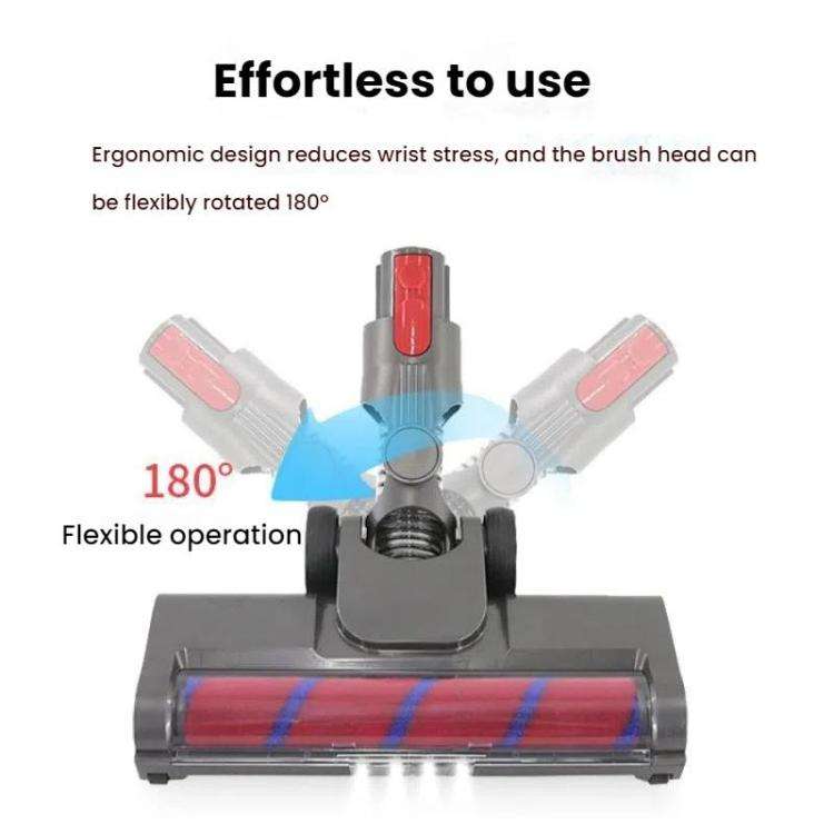 For Dyson V7 / V8 / V10 / V11 Vacuum Cleaner Floor Brush Head With LED Light 03B Roller Carpet