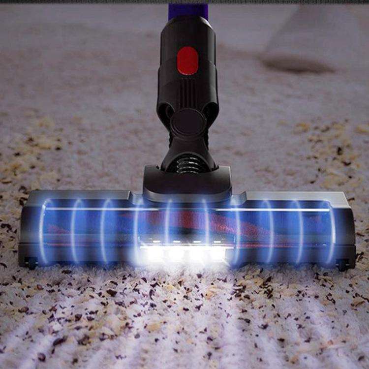For Dyson V7 / V8 / V10 / V11 Vacuum Cleaner Floor Brush Head With LED Light 03B Roller Soft Velvet